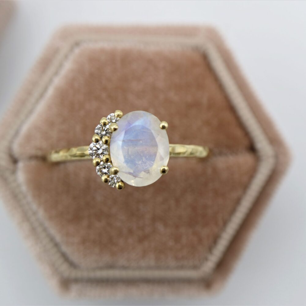 Midsummer ~ Maansteen & Diamant