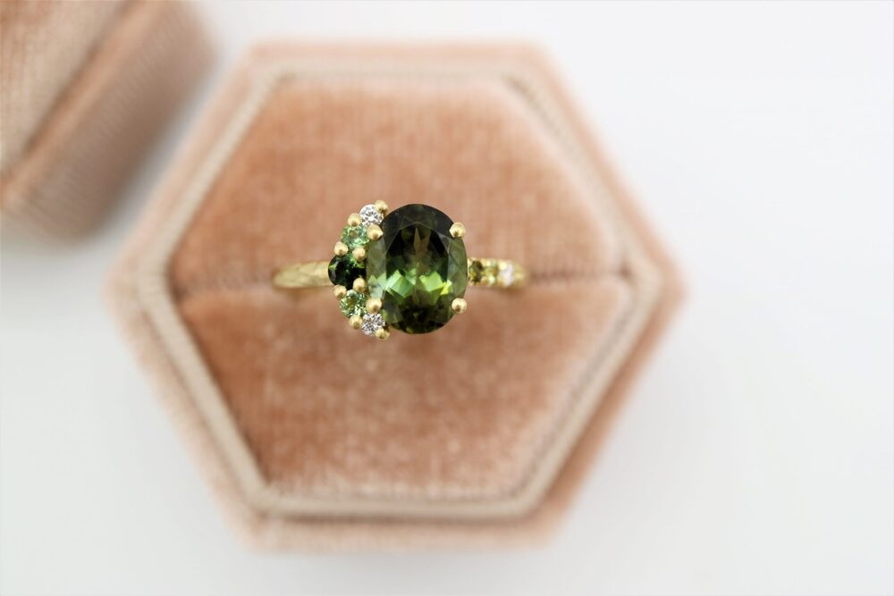 Midsummer ~ Tourmalijn & diamant